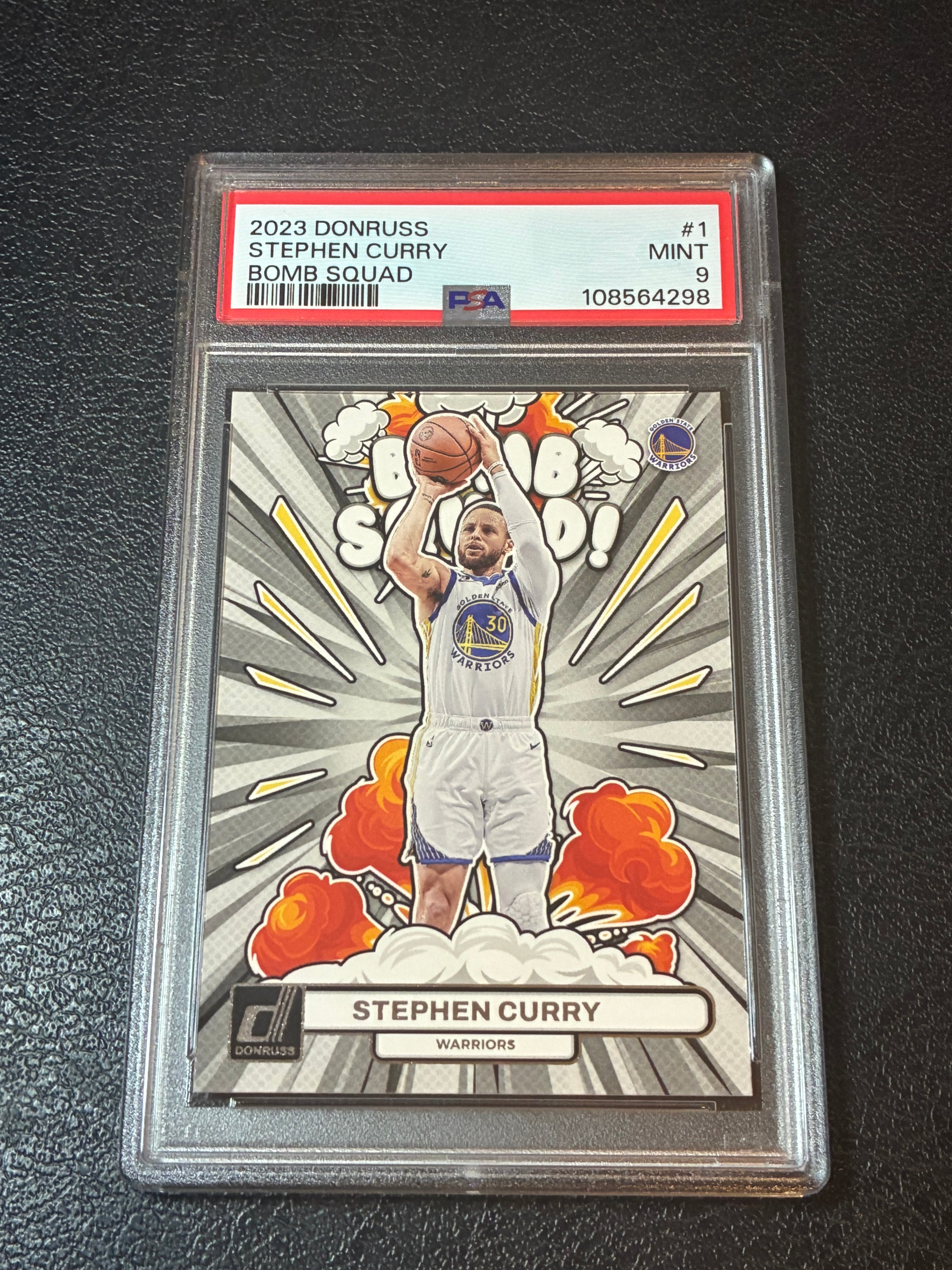 2023-24 Panini Donruss - Bomb Squad Stephen Curry #1 PSA 9🔥