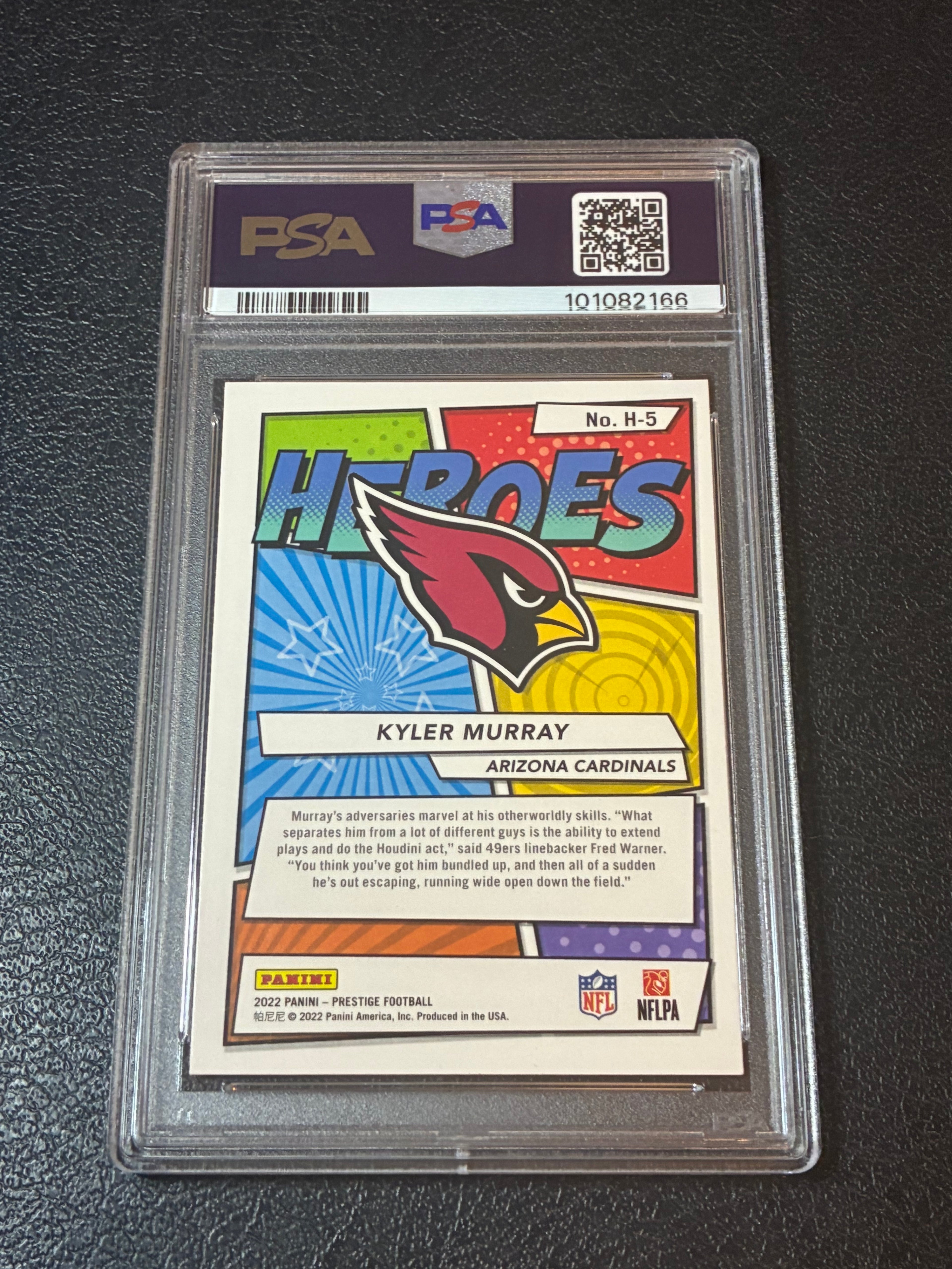 2022 Prestige Kyler Murray Heroes PSA 9