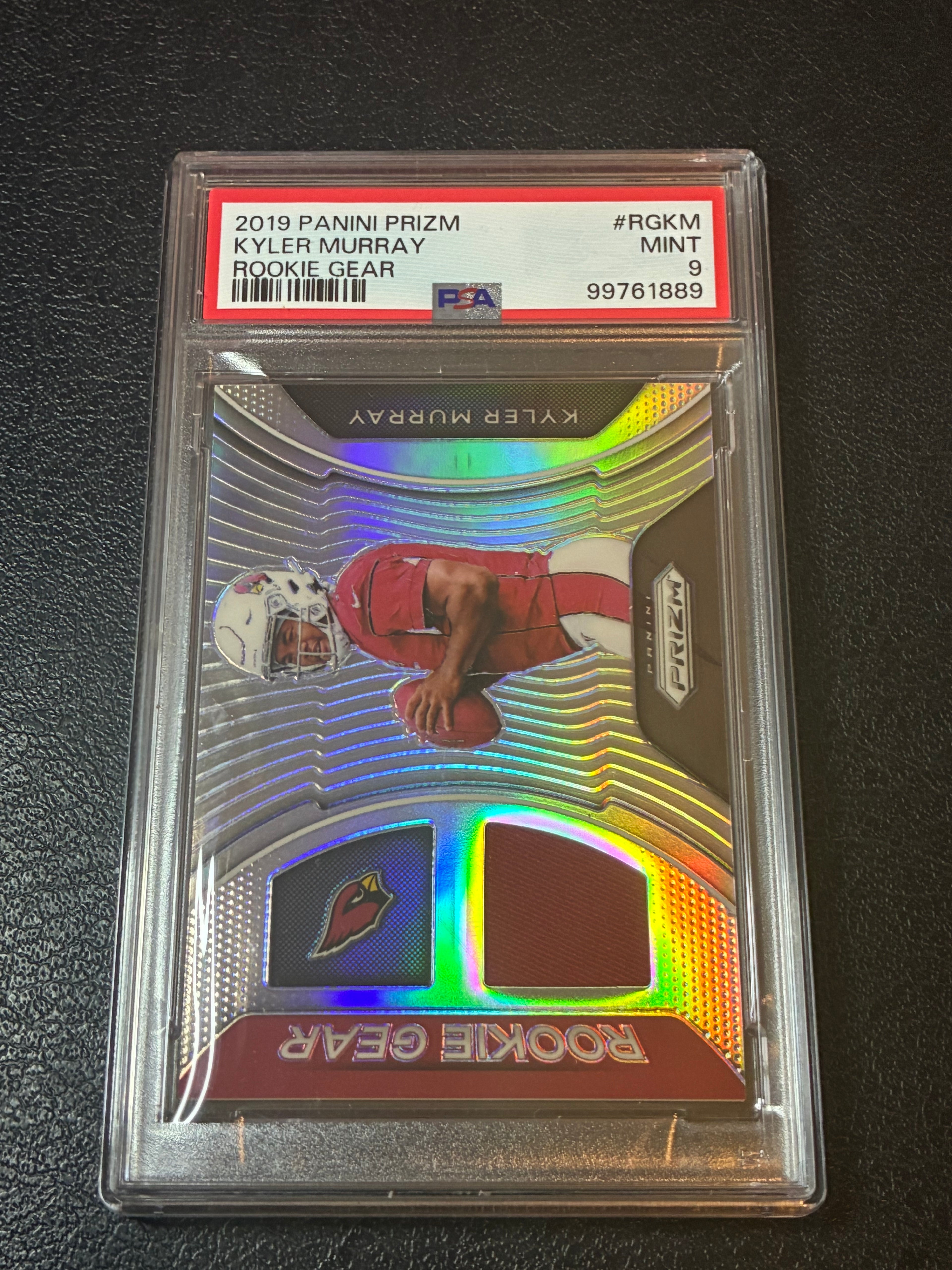 2019 Panini Prizm - Rookie Gear Kyler Murray #RG-KM PSA 9🔥