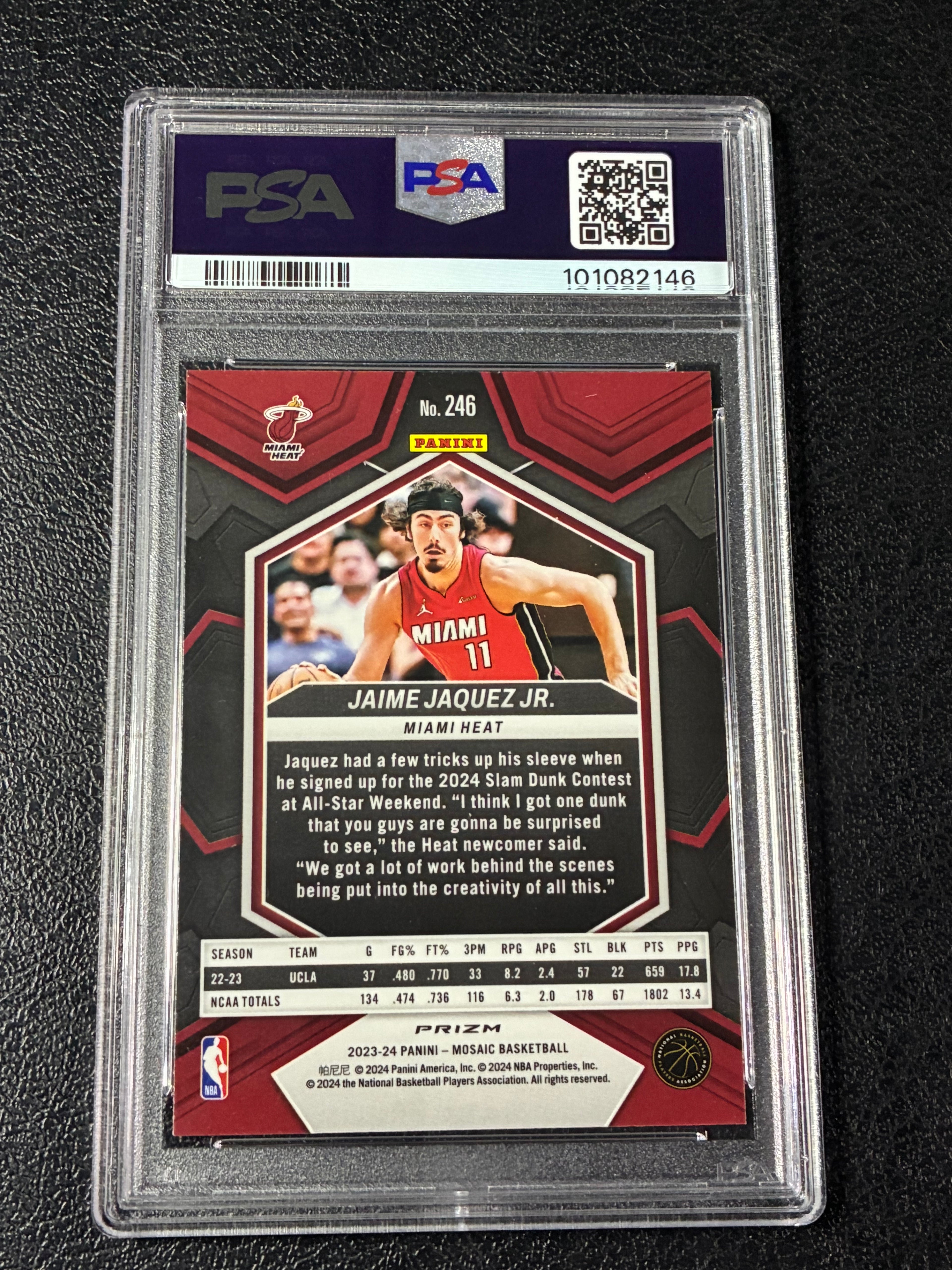 2023 Panini Mosaic Jaime Jacques Jr Silver PSA 9🔥