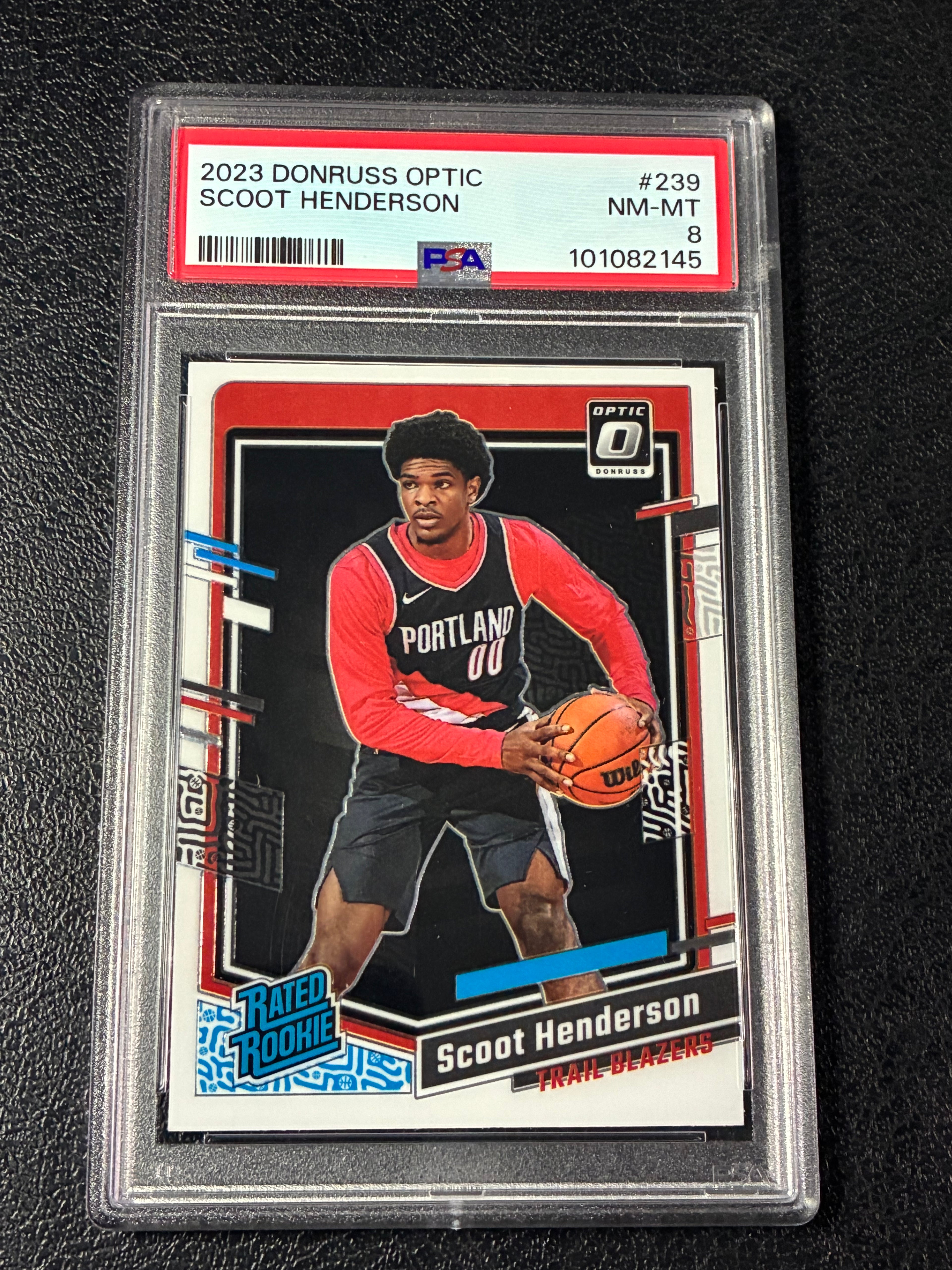 2023 Donruss Optic Scoot Henderson Rookie #239 PSA 8🔥
