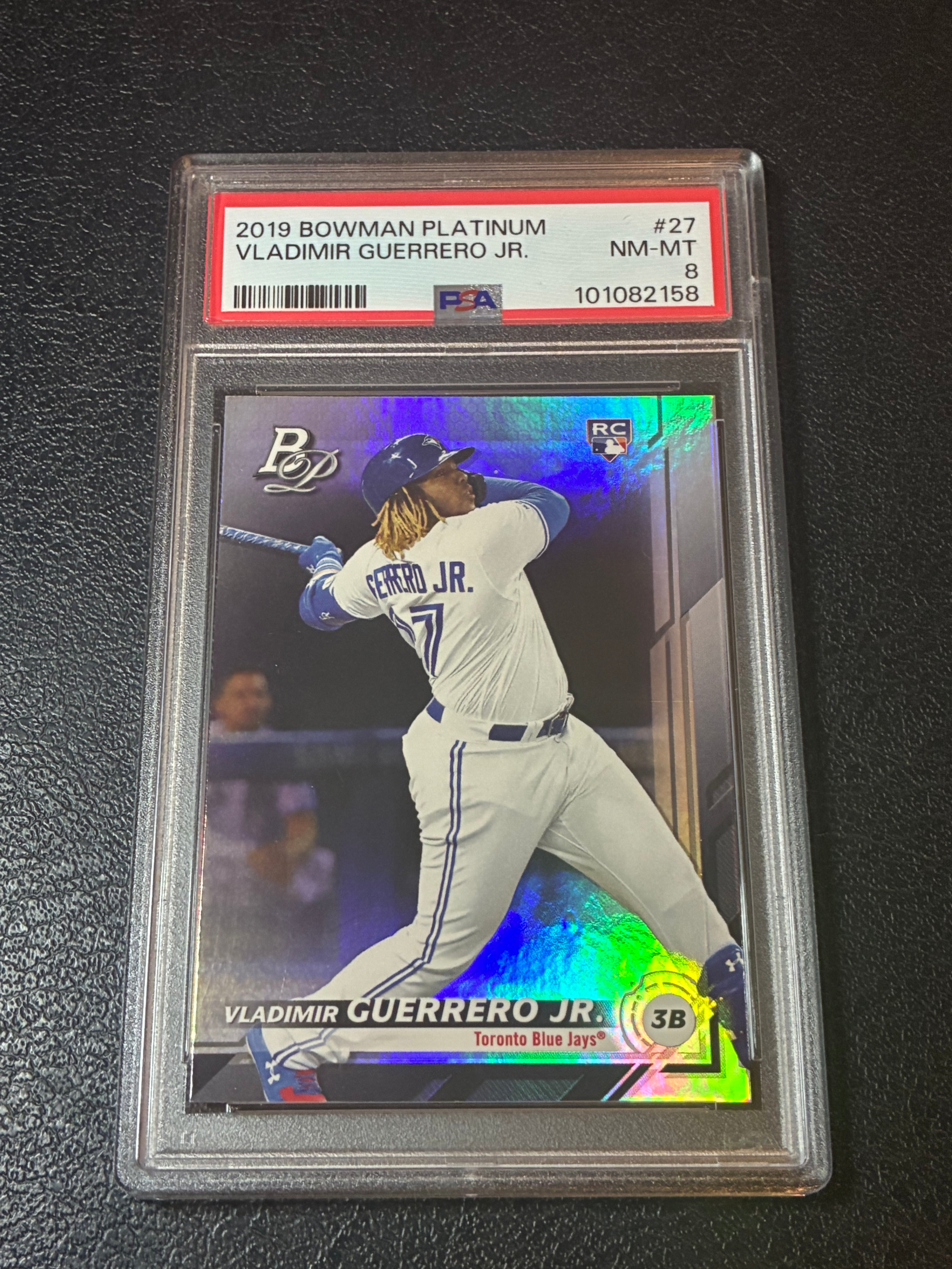 2019 Bowman Platinum - Rookie SP Variation Vladimir Guerrero Jr #27 PSA 8🔥