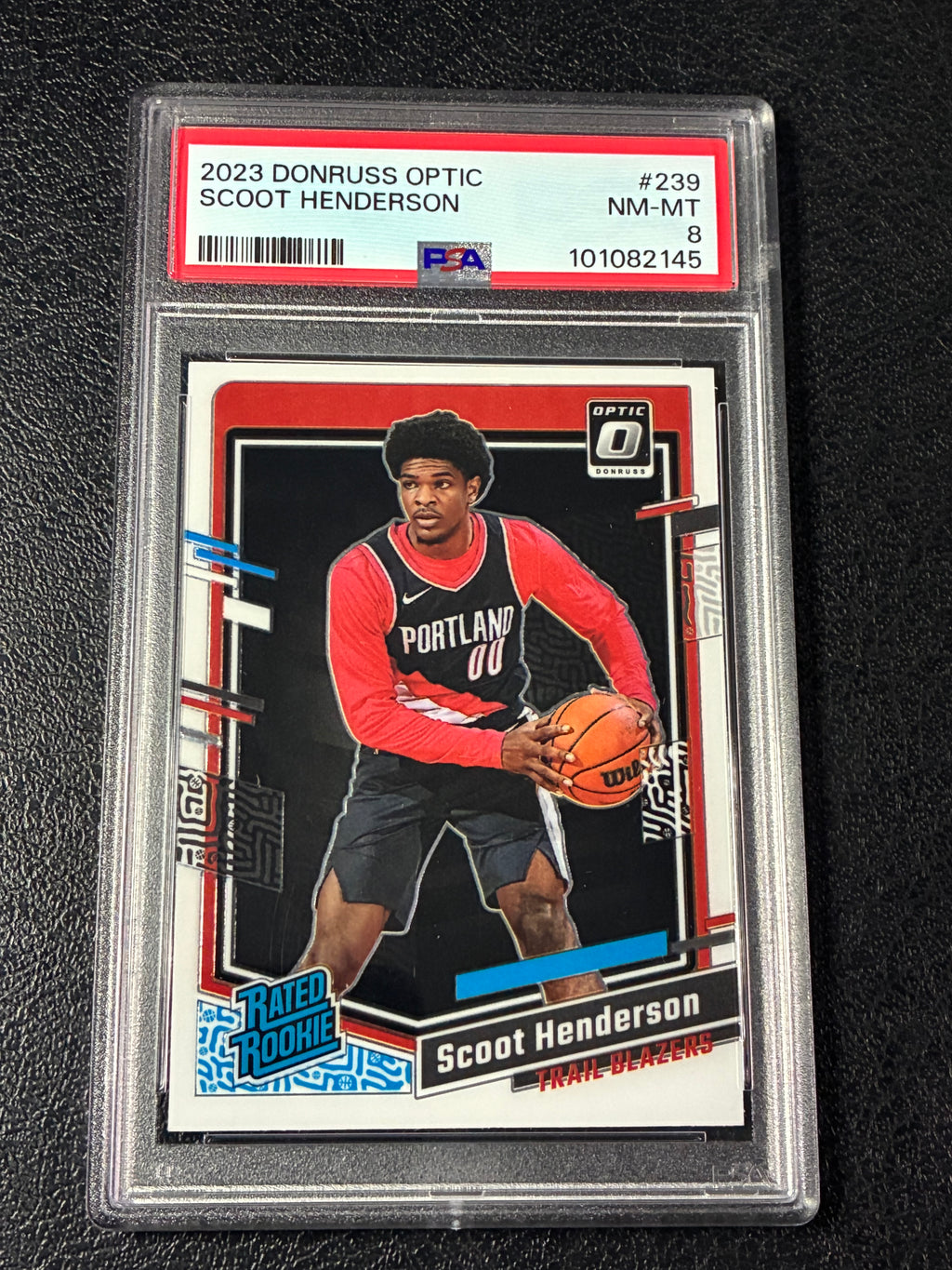 2023 Donruss Optic Scoot Henderson Rookie #239 PSA 8🔥