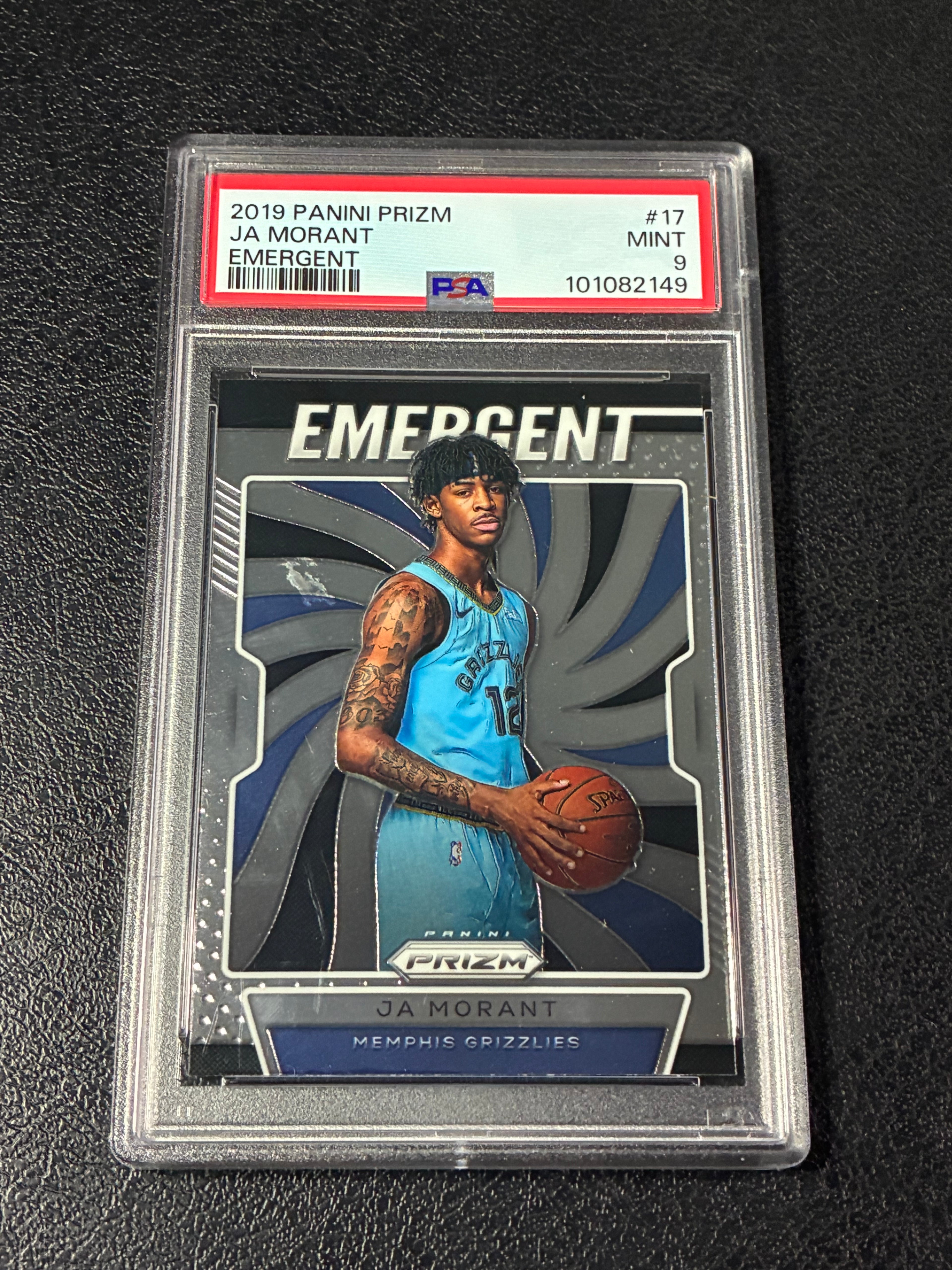 2019-20 Panini Prizm - Emergent Ja Morant #17 (RC) PSA 9🔥